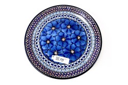 257 Bunzlau Dinerbord U408 Poppy 257 Dinerborden 25,5 cm